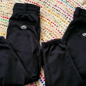 2pair Sz S Rawlings Baseball Pants